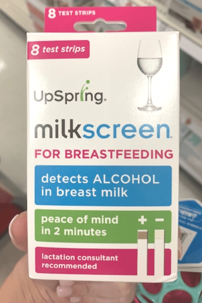 Alcohol and breastfeeding- strips to test if there is alcohol in your breastmilk