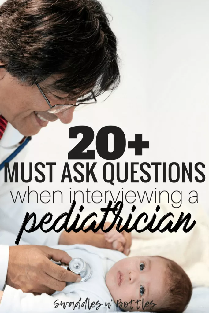 20+ Questions to ask when interviewing a pediatrician