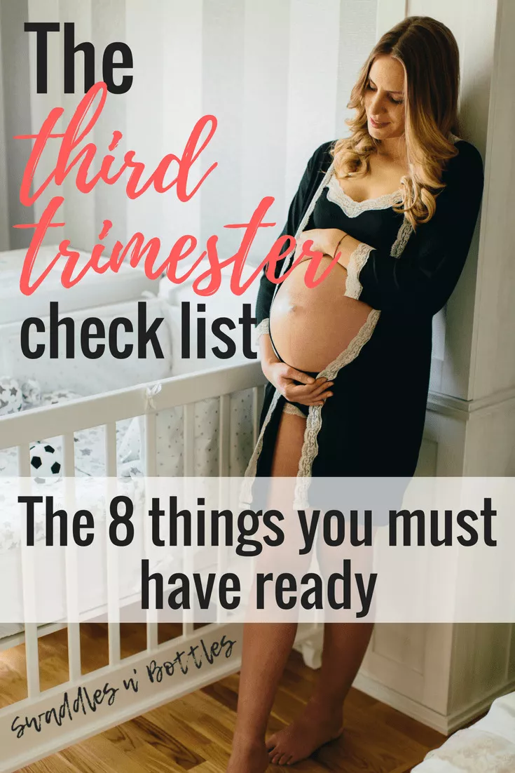 The Third Trimester Checklist. Every thing moms-to-be need to do!