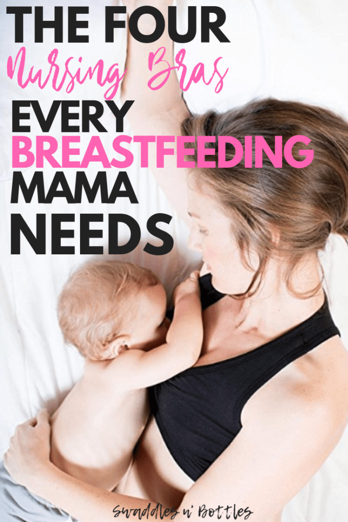 The Four nursing bras every breastfeeding mama needs. Stock up on the best bras to make breastfeeding simple no matter where you are. 