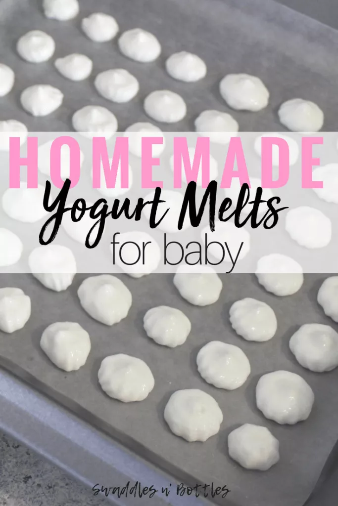 Homemade Yogurt Melts for Baby