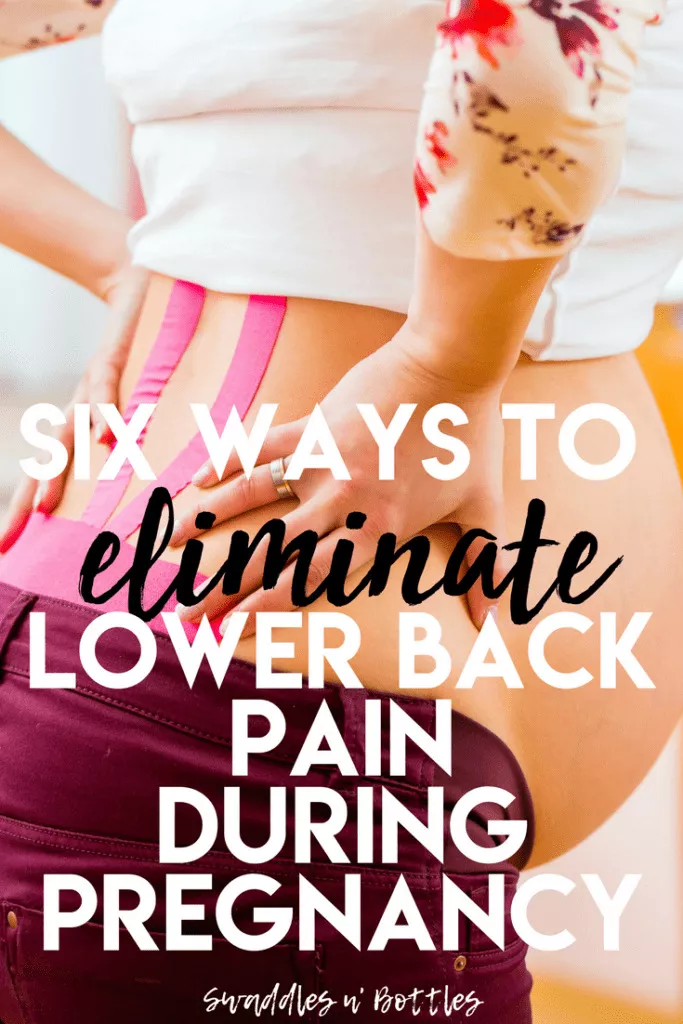 Six Ways to eliminate lower back pain during pregnancy