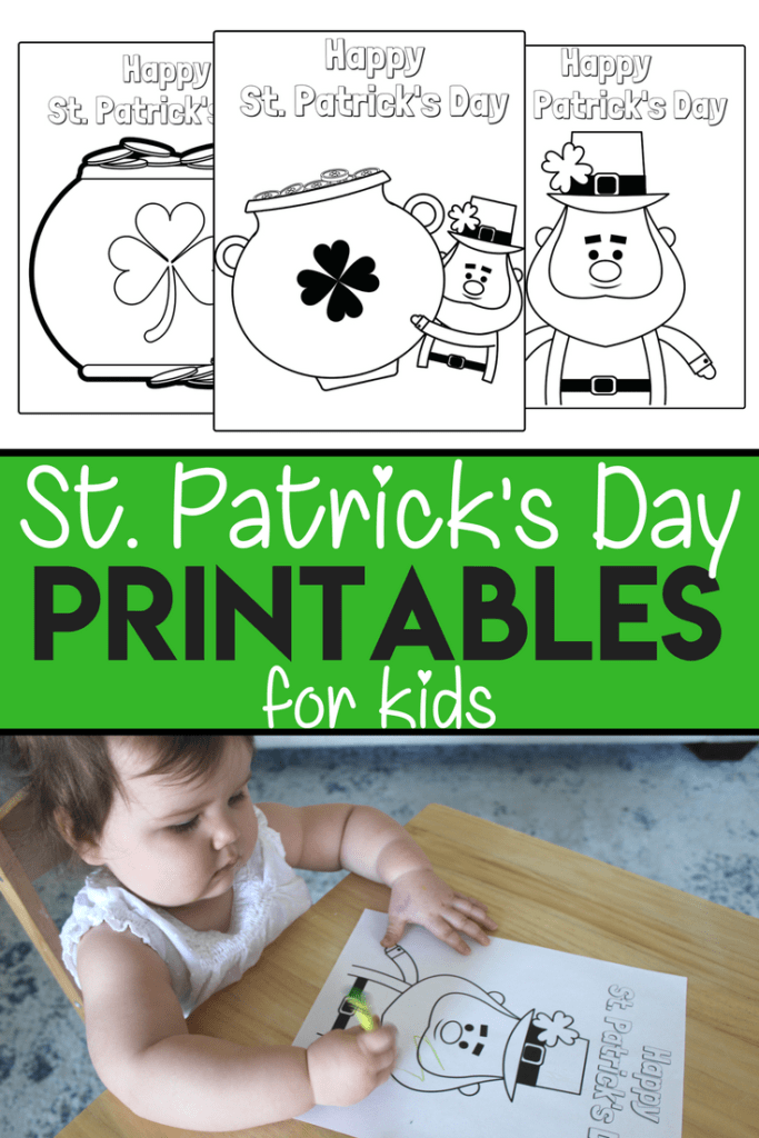 St. Patrick’s Day Printable for Toddlers
