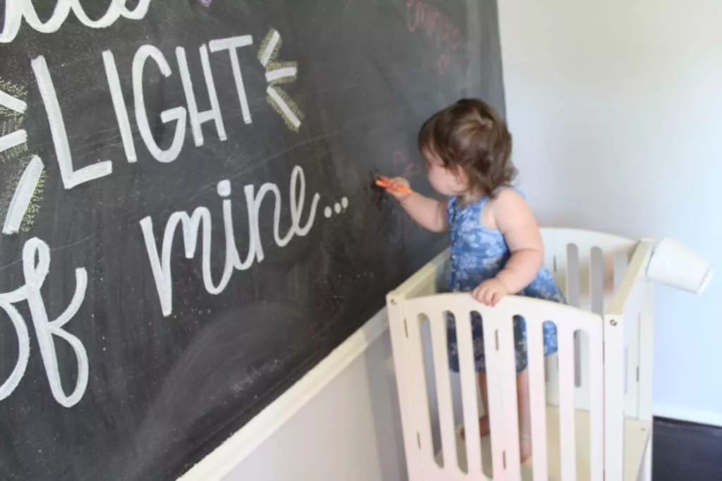 5 things you need to know before painting a chalkboard wall in your playroom