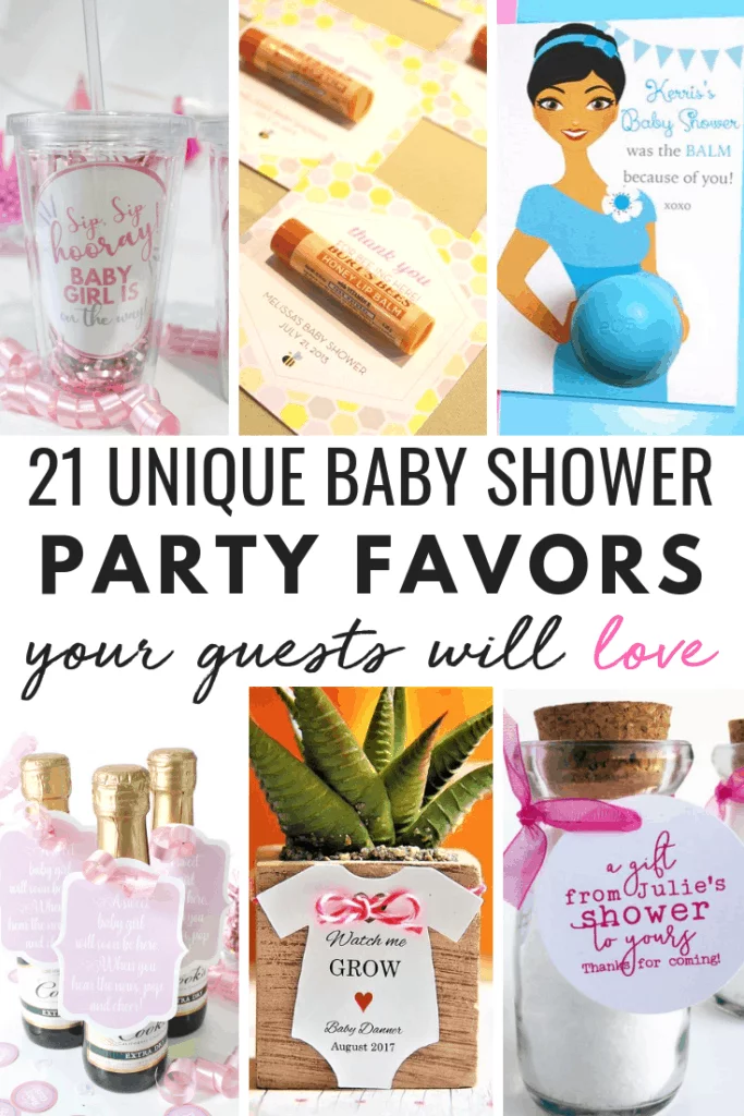 unique baby shower favors