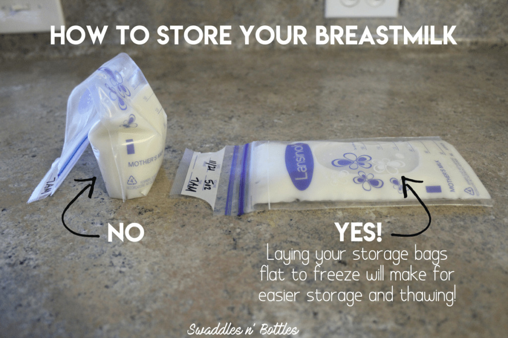 the best way to store your breastmilk in the freezer