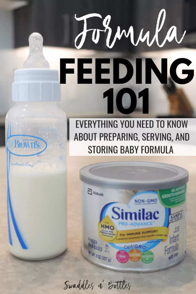 How to prepare a bottle of baby formula
