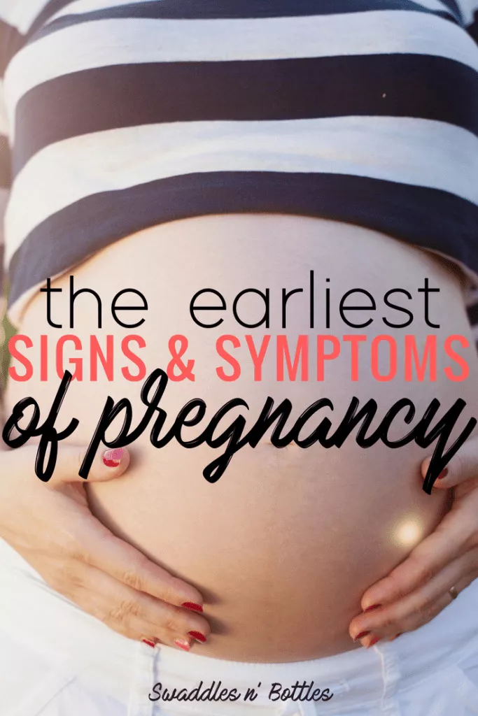 The earliest signs and symptoms of Pregnancy