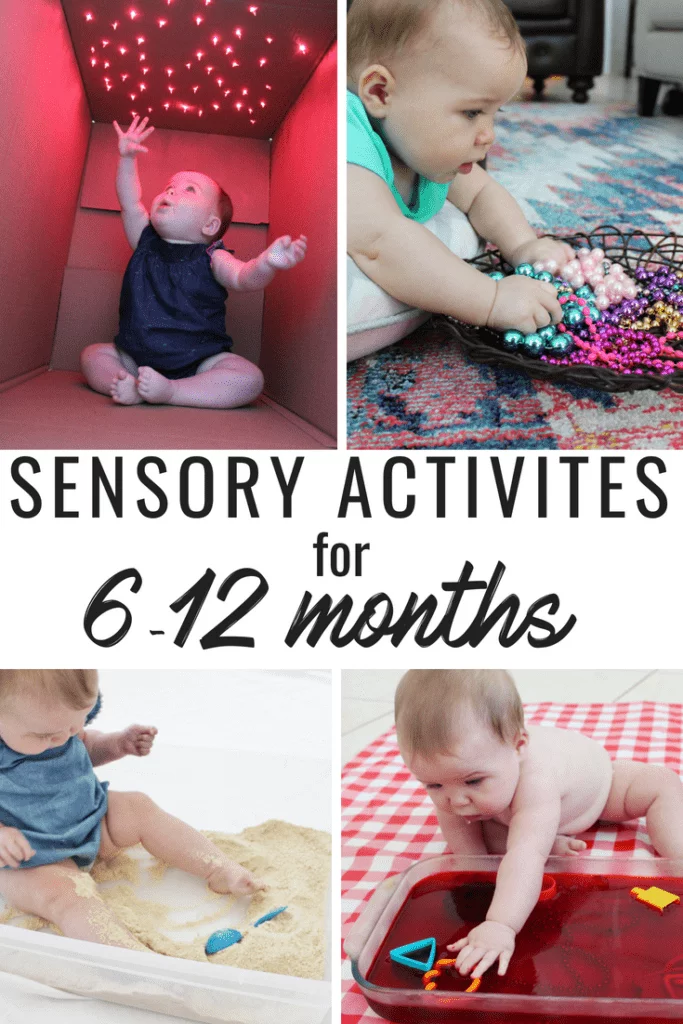 Sensory Activites for babies under 1 year old