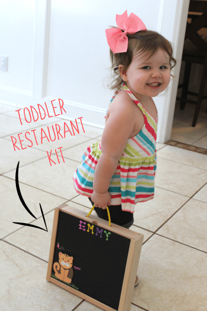 Toddler Restaurant Kit. A great way to make dining out with kids easy!