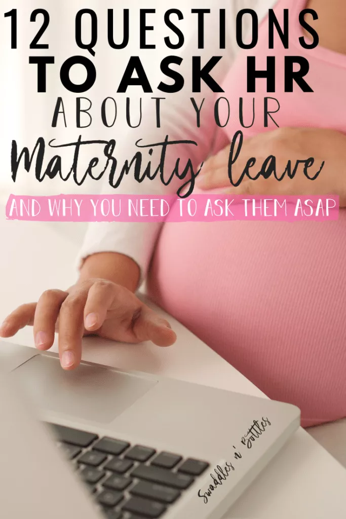 12 Questions to ask HR regarding maternity leave