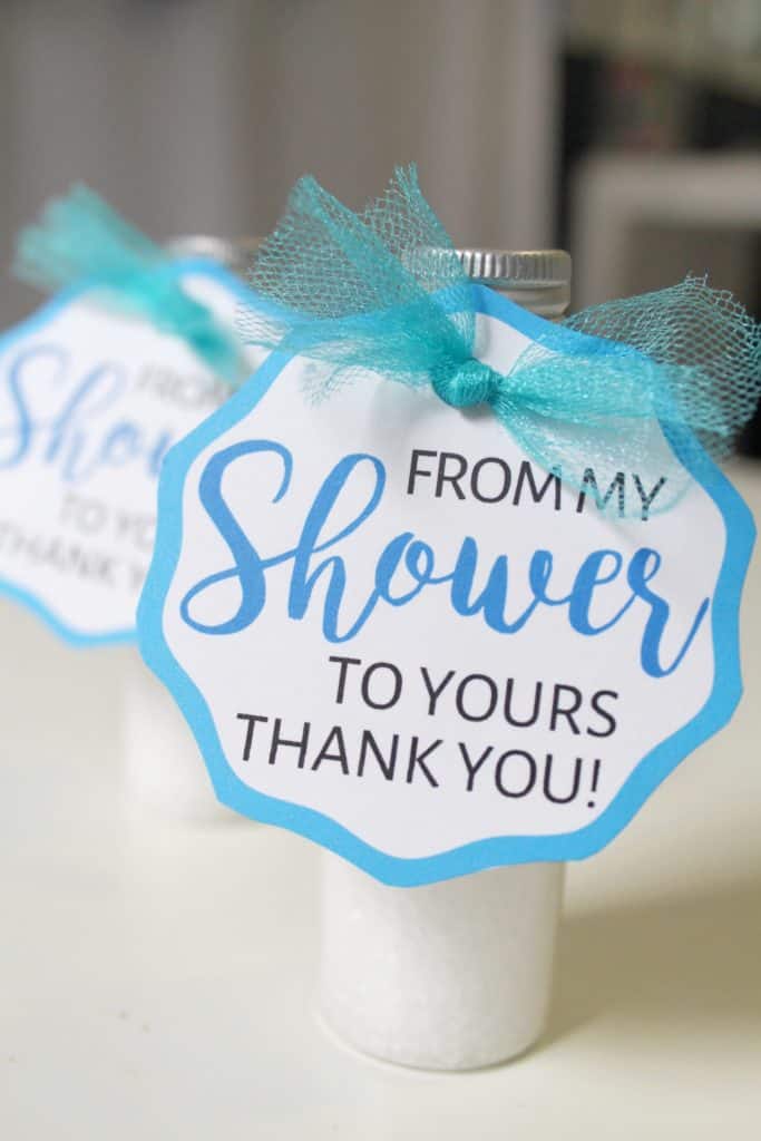 “From My Shower To Yours” Gift Tags