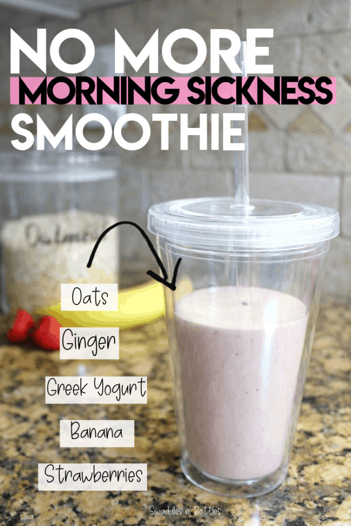 anti-nausea smoothie to fight off morning sickness