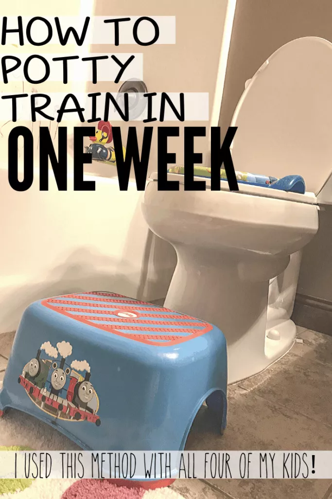 I used this method to potty train all four of my children (girls and boys) in just one week! Great tips on night training too and how to get through a potty training regression. Must read for all toddler moms who think their toddler is showing signs of being ready to toiler train!