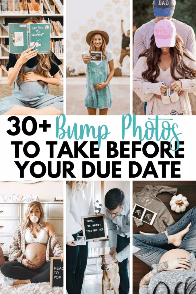 30+ Photos to Take Before Your Due Date (Maternity Photoshoot ideas!)