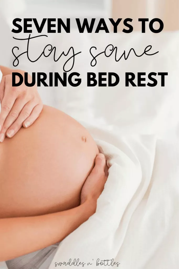 things to do while on bed rest for high risk pregnancy