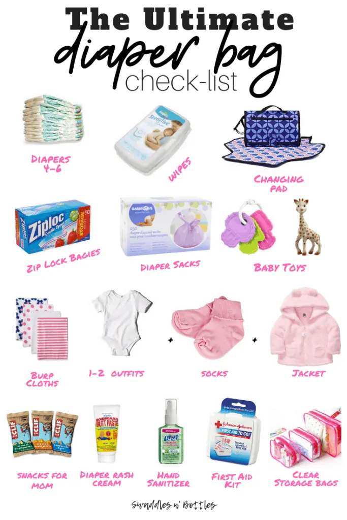 The Ultimate Checklist for Diaper Bag Essentials for Hospital  Diaper bag  essentials, Hospital bag for mom to be, Hospital bag
